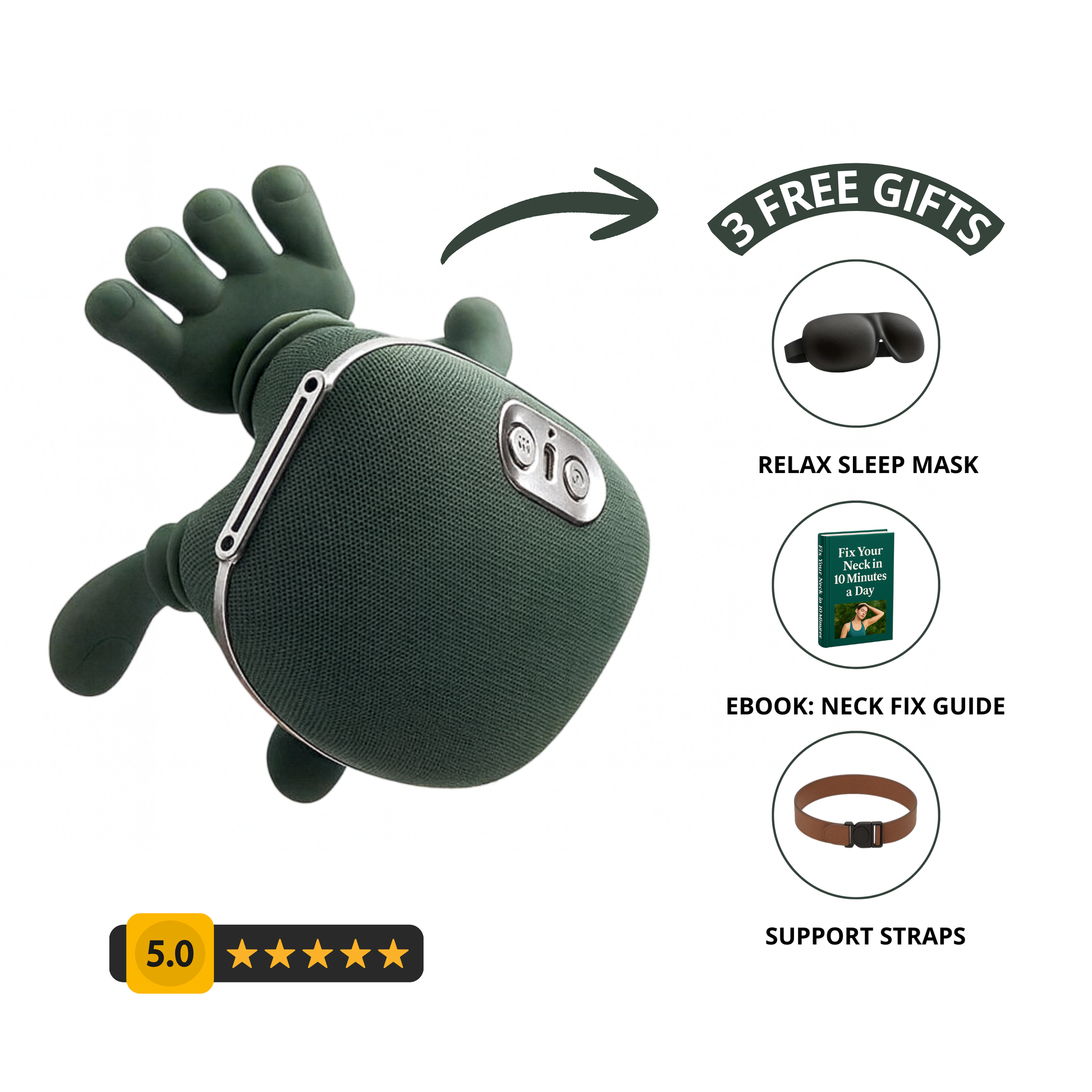 Real Hands Neck and Shoulder Deep Relief Massager