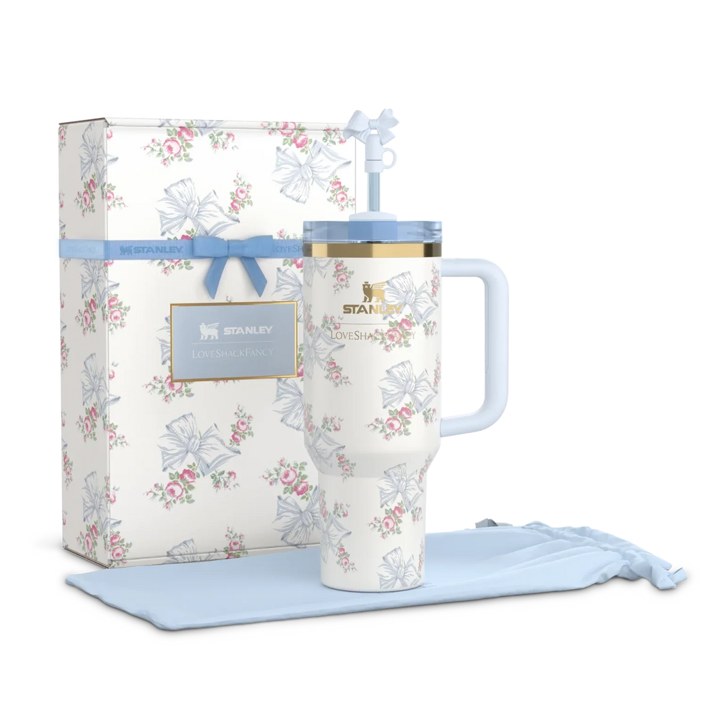 The Stanley x LoveShackFancy Holiday Quencher | 40 OZ - Blue