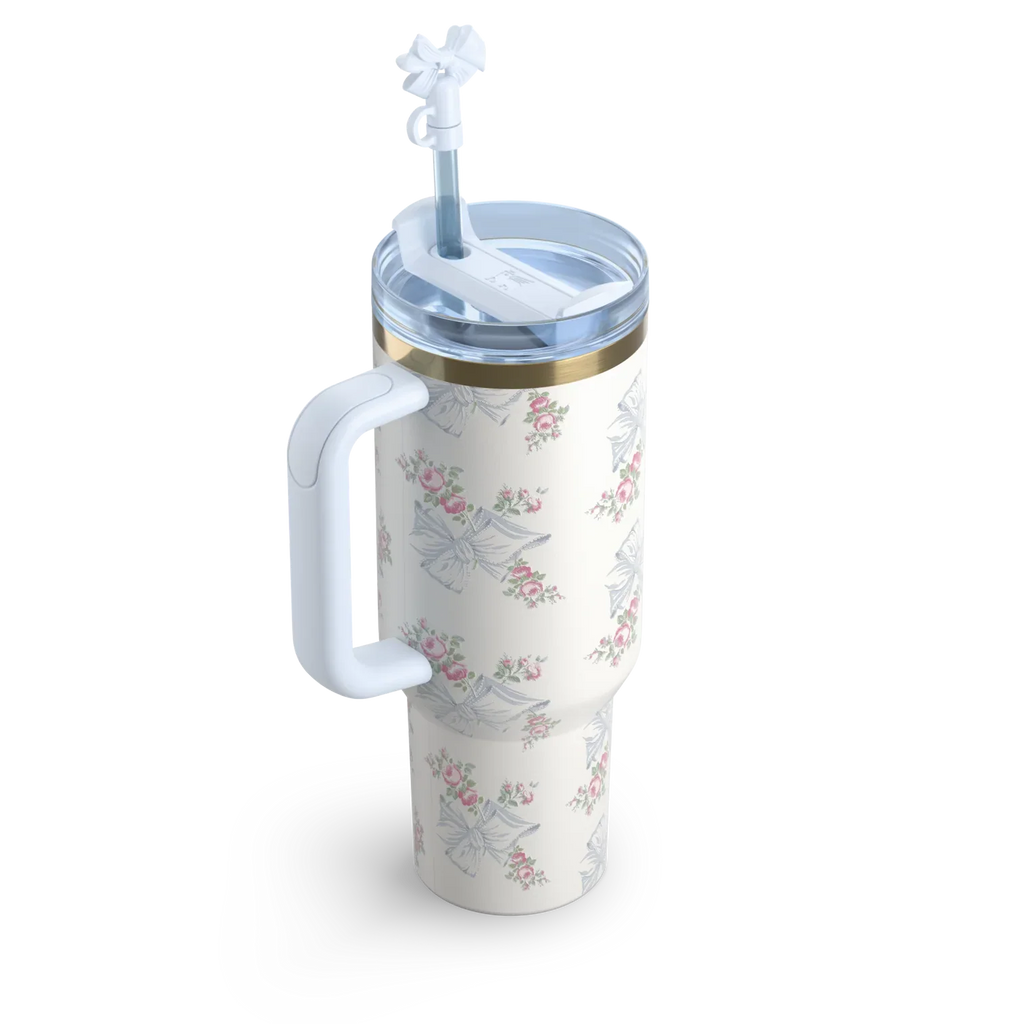 The Stanley x LoveShackFancy Holiday Quencher | 40 OZ - Blue