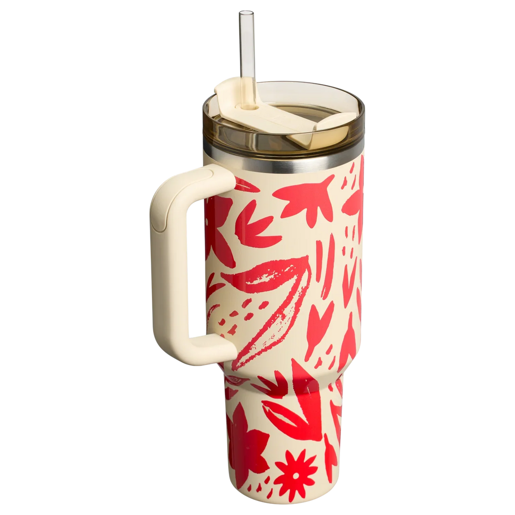The Quencher® H2.0 FlowState™ Tumbler | 40 OZ - Resort Floral